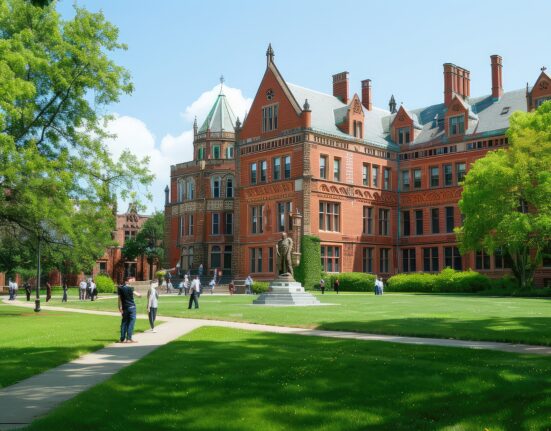 Photo du campus historique d'Harvard